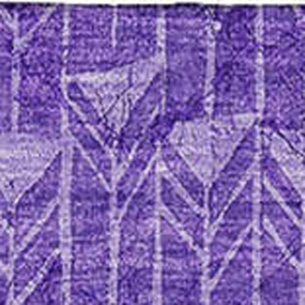 HomeRoots 8' X 10' Purple Geometric Area Rug - Washable, UV Protected, Stylish & Durable for Busy Households 647108