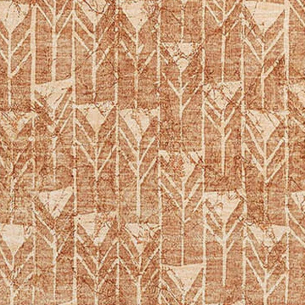 HomeRoots 9' Salmon & Ivory Geometric Area Rug - Washable, UV Protected, Durable for High-Traffic Spaces 647115