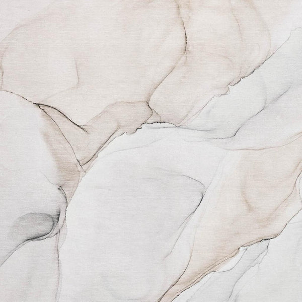 HomeRoots 8' X 10' Ivory and Beige Abstract Area Rug - Stylish, Washable, UV-Protected, Perfect for High-Traffic Spaces 647156