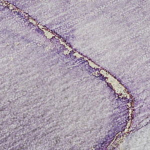 HomeRoots 10' Abstract Area Rug in Purple, Blue & Ivory – Washable, UV-Protected, Perfect for High-Traffic Spaces 647188