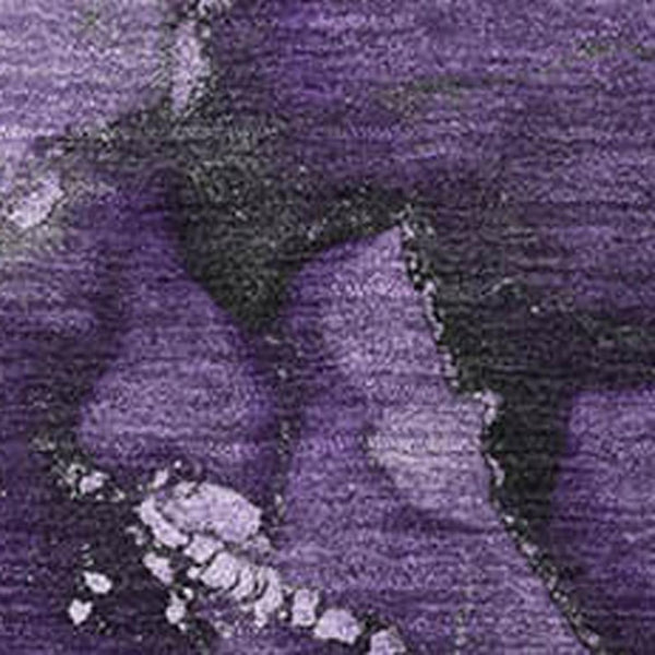 HomeRoots 8' X 10' Purple and Ivory Abstract Area Rug - Washable, Stain-Resistant, UV Protected for Modern Homes 647246
