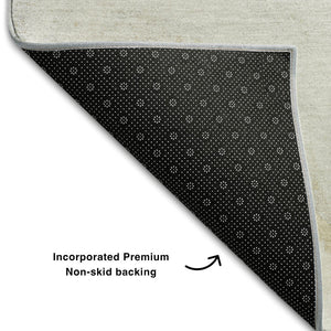 HomeRoots 10' X 14' Beige and Ivory Abstract Area Rug - Soft, Durable, Stain-Resistant with UV Protection for All Spaces 647392