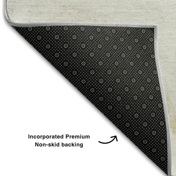 HomeRoots 10' X 14' Beige and Ivory Abstract Area Rug - Soft, Durable, Stain-Resistant with UV Protection for All Spaces 647392