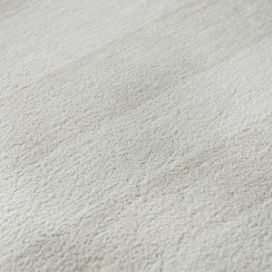 HomeRoots 10' X 14' Ivory and Gray Striped Washable Area Rug with Stain Resistance and UV Protection Features 647602