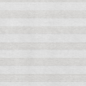 HomeRoots 10' X 14' Ivory and Gray Striped Washable Area Rug with Stain Resistance and UV Protection Features 647602