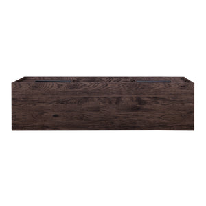60" 2-Door Modern Media Console Sable Grey, Black W60MAR2DSA Walker Edison