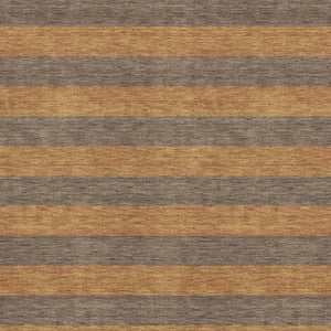 HomeRoots 5' X 8' Chocolate and Copper Striped Washable Area Rug with UV Protection for Stylish Living Spaces 647742