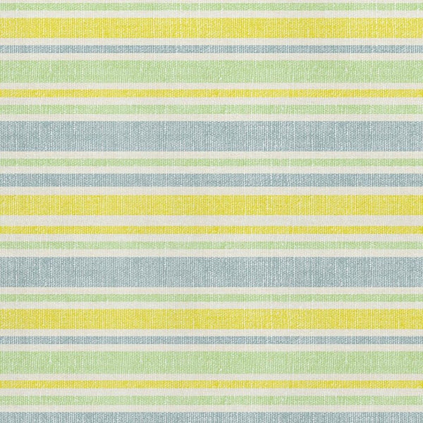 HomeRoots 8' X 10' Stylish Denim Blue & Yellow Striped Washable Area Rug with UV Protection for High-Traffic Spaces 647792