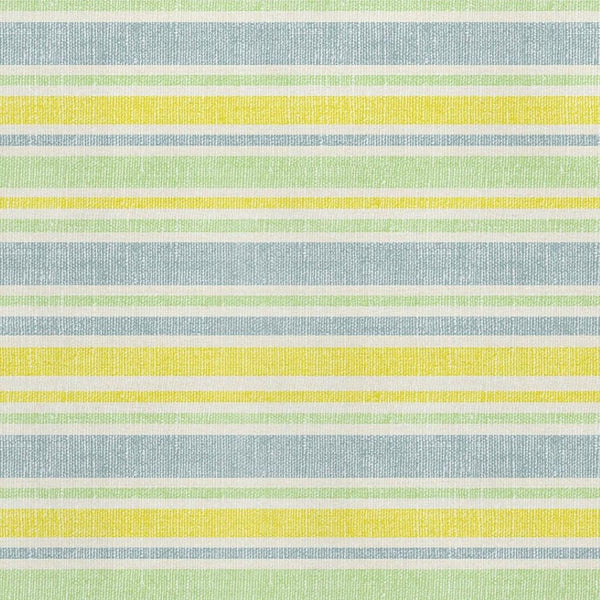 HomeRoots 9' X 12' Denim Blue & Yellow Striped Washable Area Rug – Durable, UV-Protected, Easy-Care Design! 647793