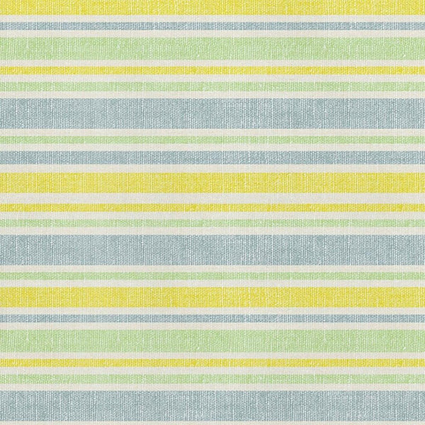 HomeRoots 10' Denim Blue & Yellow Striped Area Rug - Washable, Durable, UV-Protected for High-Traffic Spaces 647794