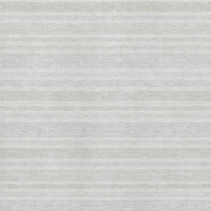 HomeRoots 5' X 8' Ivory and Gray Striped Washable Area Rug with UV Protection – Durable, Stylish, and Easy-Care! 647814