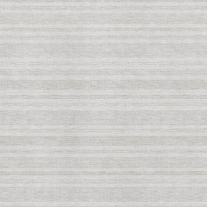 HomeRoots 8' X 10' Ivory And Gray Striped Washable Area Rug - UV Protected, Stain-Resistant for Every Space! 647816