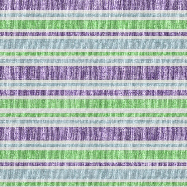 HomeRoots 9' X 12' Vibrant Lime Green & Purple Striped Area Rug – Washable, UV Protected for High-Traffic Homes 647829