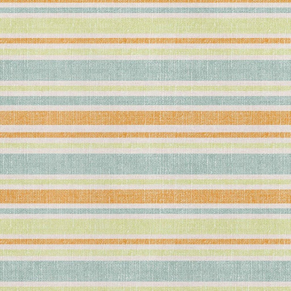 HomeRoots 9' X 12' Striped Area Rug in Vibrant Orange, Green & Blue – UV Protected, Stain Resistant, Durable Design 647847