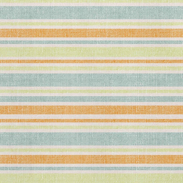 HomeRoots 10' Bold Orange, Green & Blue Striped Washable Area Rug with UV Protection for High-Traffic Spaces 647848