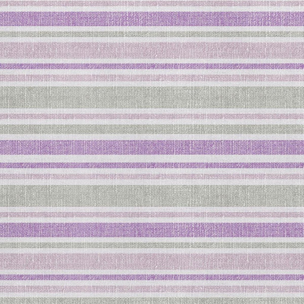 HomeRoots 10' X 14' Pearl and Purple Striped Area Rug - Washable, UV Protected, Durable for Kids & Pets 647860