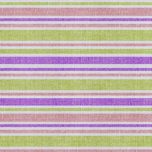 HomeRoots 8' X 10' Striped Area Rug in Purple, Green & Blush – Washable, UV-Protected, Durable & Stylish! 647864