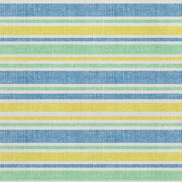 HomeRoots 8' X 10' Washable Yellow & Blue Striped Area Rug – UV Protected, Stain Resistant & Ideal for Any Space 647894