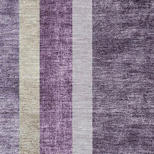 HomeRoots 8' X 10' Purple & Khaki Geometric Washable Area Rug - UV-Protected, Durable & Stylish Home Essential 647918