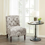 Madison Park Lola Transitional Tufted Armless Chair FPF18-0495 Taupe