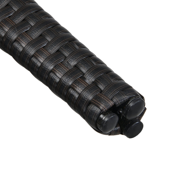 English Elm Christopher Knight Home® - Outdoor Stackable Dining Chairs Set of 2 — UV-Resistant PE Rattan & Steel Frame, 400lb Capacity, Multi Brown N779P227340B