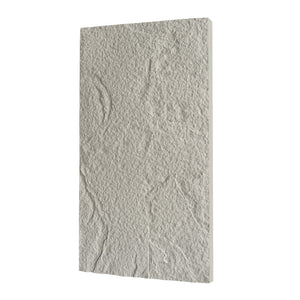 English Elm 3d Faux Stone Pu Wall Panels Set Lightweight Flame Resistant Architectural Accent Cement Grey W347P419785