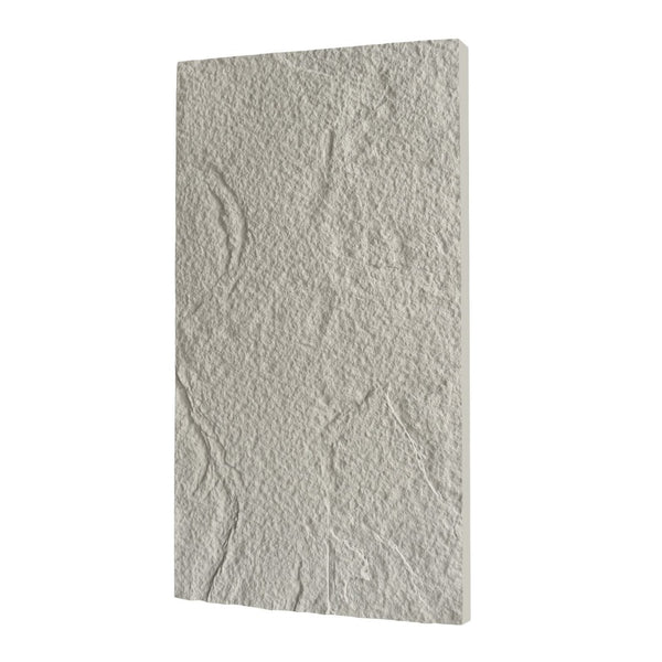 English Elm 3d Faux Stone Pu Wall Panels Set Lightweight Flame Resistant Architectural Accent Cement Grey W347P419785
