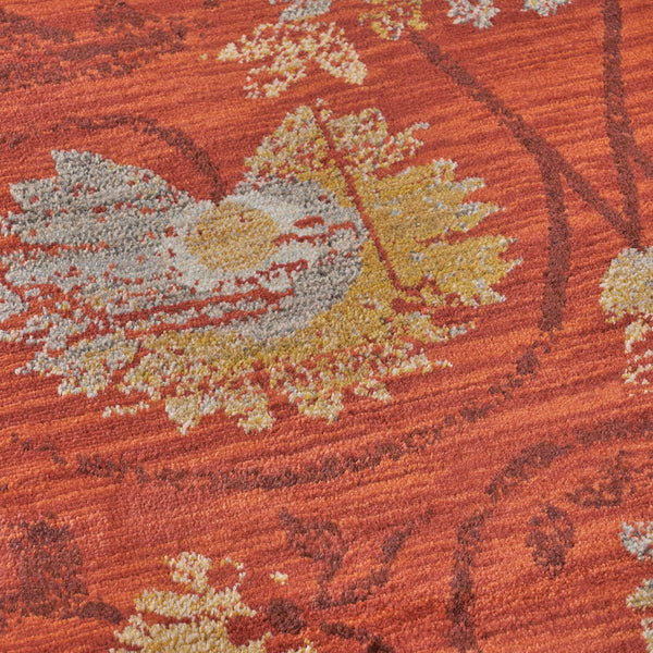 English Elm Christopher Knight Home® - Sedona6386E Multi 7.8x10.8 Abstract Red Gold Rug – Soft Polypropylene, Stain & Fade Resistant, USA-made 64800.00