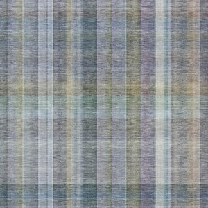 HomeRoots 8' X 10' Green And Purple Plaid Area Rug - Washable, UV-Protected, Durable & Stylish for Any Space 648020