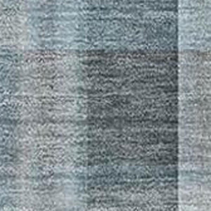 HomeRoots 9' X 12' Teal and Ivory Plaid Area Rug - Durable, Stain-Resistant, UV Protected for Any Space! 648033