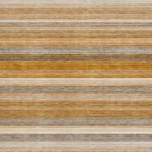 HomeRoots 10' X 14' Striped Washable Area Rug in Rust Gray & Ivory - Durable, UV-Protected for Indoor/Outdoor Use 648052