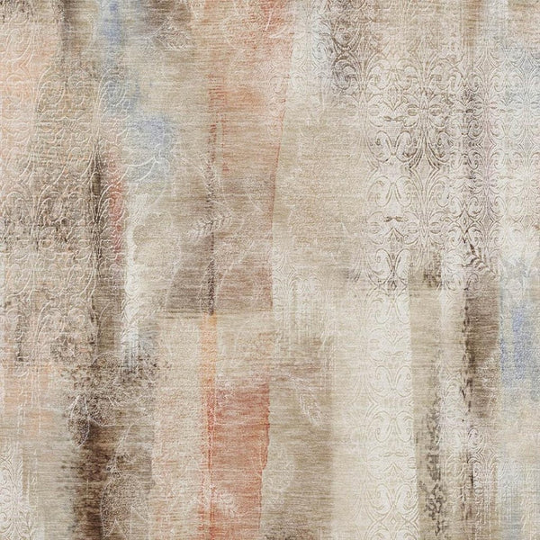 HomeRoots 10' X 14' Washable Area Rug in Beige, Blue & Ivory - Soft, Durable, UV-Protected for Family Spaces 648112