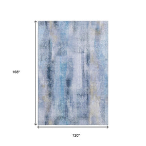 Abstract Polyester Area Rug Washable Uv Resistant for Living Rooms and Large Open Spaces