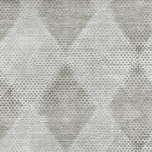 HomeRoots 8' X 10' Gray and Ivory Geometric Area Rug - Washable, UV Protected, Durable for High-Traffic Homes 648188