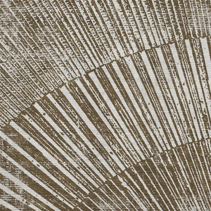 HomeRoots 5' X 8' Chocolate and Ivory Geometric Area Rug - Washable, Stain-Resistant, UV Protected Beauty! 648324
