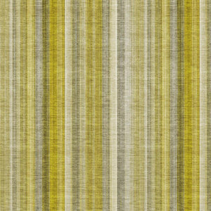 HomeRoots 10' Gold and Ivory Striped Washable Area Rug - Durable UV Protected Design for Stylish Homes 648376