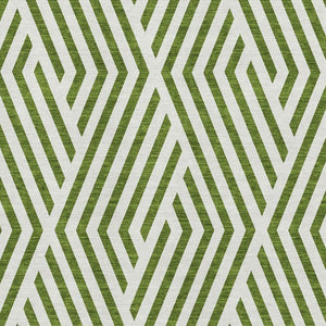 HomeRoots 9' X 12' Olive Green and Ivory Geometric Area Rug - Washable, UV Protected & Stain Resistant Design 648573
