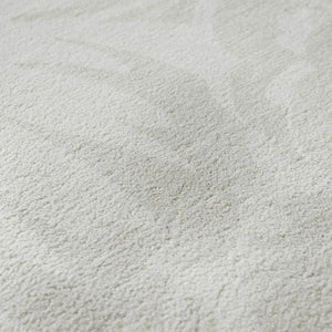 HomeRoots 8' X 10' Ivory Floral Area Rug - Washable, Stain-Resistant, UV Protected for Stylish Durability 648656
