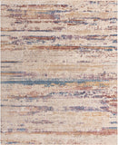Unique Loom Deepa Beatriz Machine Made Abstract Rug Multi, Beige/Blue/Gray/Ivory/Navy Blue/Red 7' 10" x 9' 8"