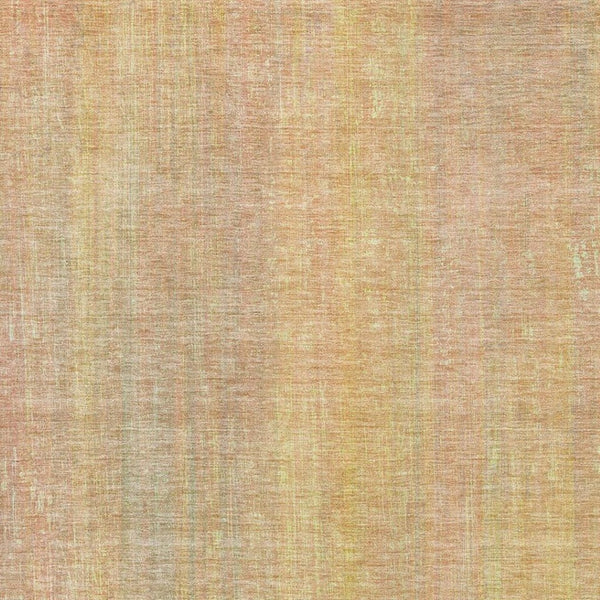 HomeRoots 10' X 14' Blush and Gold Striped Washable Area Rug - Stylish, Durable, UV-Protected for Family Homes 648730