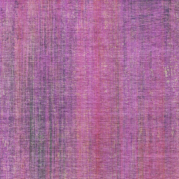 HomeRoots 9' X 12' Lilac & Blush Striped Area Rug - Washable, UV Protected, Durable for Modern Spaces! 648747