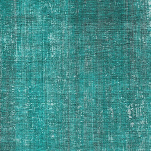 HomeRoots 8' X 10' Teal And Ivory Striped Area Rug - Washable, UV Protected, Stain-Resistant, and Stylish! 648770