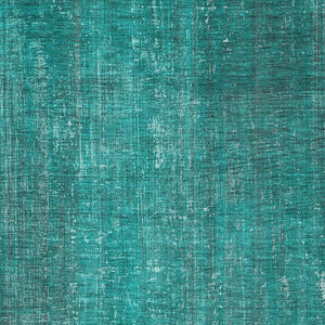 HomeRoots 9' X 12' Teal And Ivory Striped Area Rug - Durable, Stain-Resistant, UV Protected for High-Traffic Areas 648771