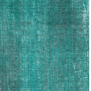 HomeRoots 10' Teal and Ivory Striped Washable Area Rug - Durable, UV Protected for High-Traffic Family Spaces! 648772