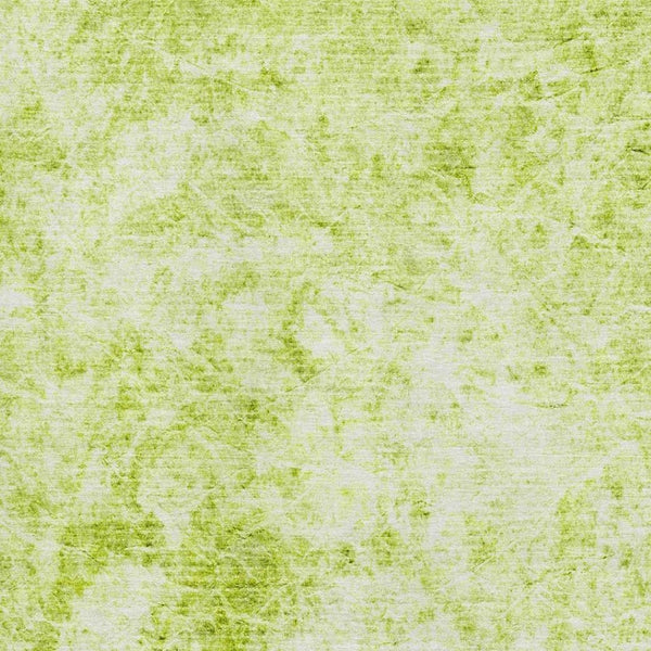 HomeRoots 5' X 8' Fern Green Abstract Area Rug - Stylish, Washable, UV-Protected for Busy Homes & Pets 648774