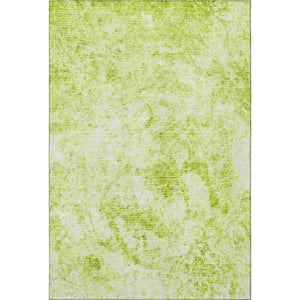 HomeRoots 9' X 12' Fern Green & Ivory Abstract Area Rug - Washable, UV Protected, Durable for High-Traffic Spaces 648777