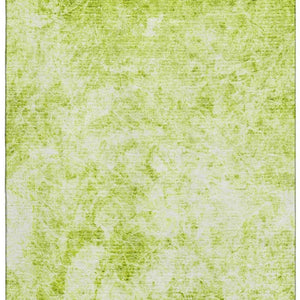HomeRoots 10' X 14' Fern Green Abstract Area Rug - Washable, UV-Protected, Durable & Stylish for Homes 648778