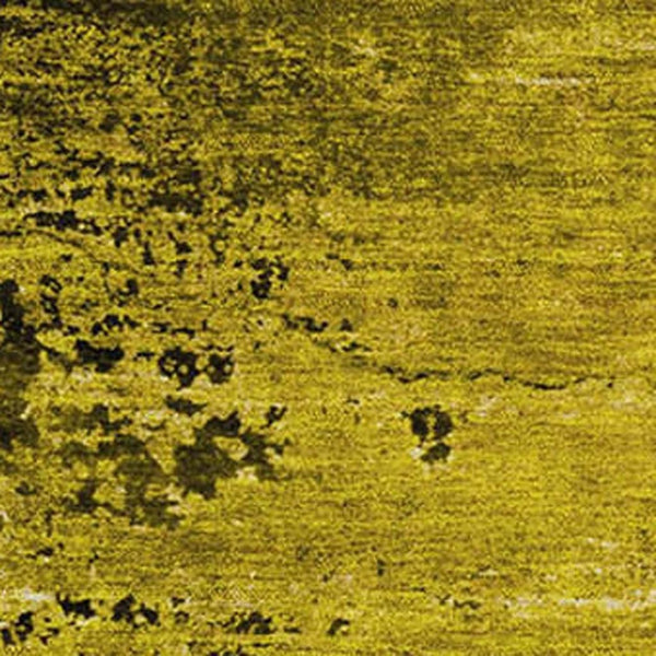 HomeRoots 5' X 8' Modern Gold and Gray Abstract Washable Area Rug with UV Protection for High-Traffic Spaces 648798