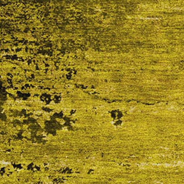HomeRoots 10' X 14' Gold And Gray Abstract Washable Area Rug - Stylish, Durable, Stain-Resistant with UV Protection 648802
