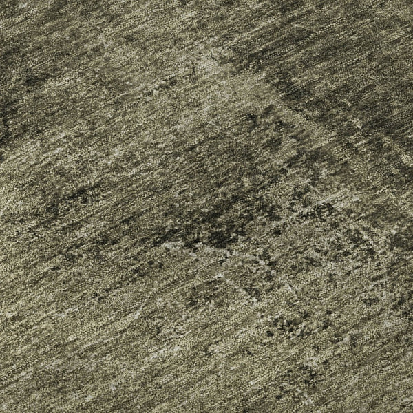 HomeRoots 10' Gray and Silver Abstract Washable Area Rug - UV Protected, Stain Resistant, Perfect for Families! 648808